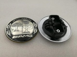 EMBLEMA LOGO CAPOT MERCEDES AMG AFFALTERBACH PLAT