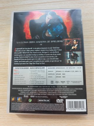 DVD Minority Report Edición Especial 2 Discos