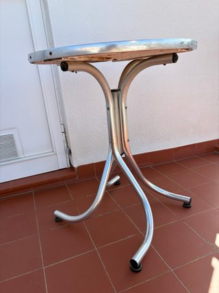 Mesa redonda terraza 60 cm