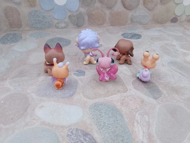 Figuras Littlest Pet Shop vintage 6 unidades