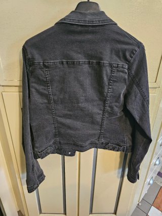 Giubbetto jeans nero my-d