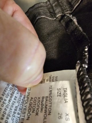 Giubbetto jeans nero my-d