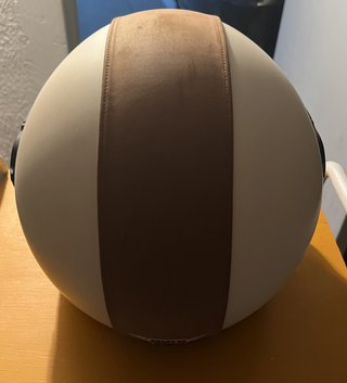 Casco Moto Beige/Marrón Talla L