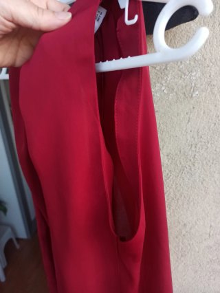 Blusa sin manga Mango  Talla M  granate