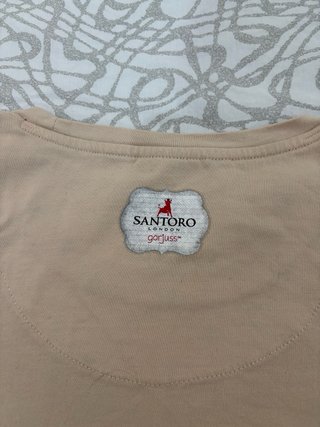 Camiseta Santoro Talla L Niña Corazón Gato