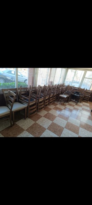 Mesa y sillas de comedor/restaurante