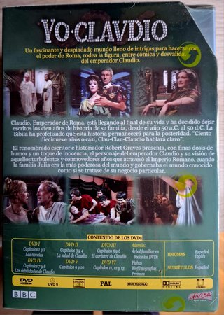 DVD Yo Claudio Serie Completa 6 Discos