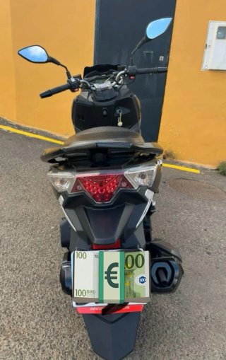 Sym Jet 14 LC 125 Scooter Negra