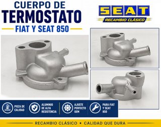 Cuerpo Termostato Fiat Seat 850 Coupe Spider