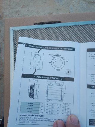 Extractor Industrial con Filtro y Regulador