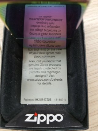 Accendino Zippo Iridescente da Collezione