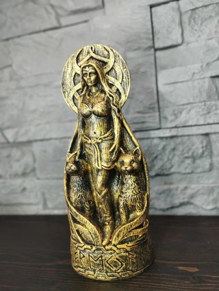 Statua Freya Norrena Vichinga Nordica Scultura