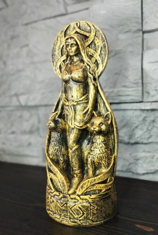 Statua Freya Norrena Vichinga Nordica Scultura