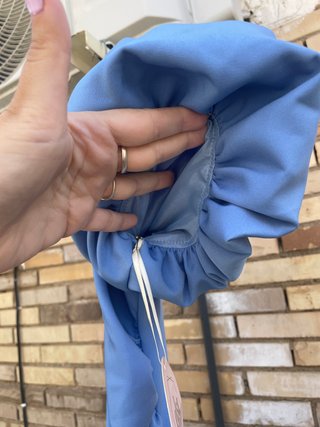 Vestido invitada NUEVO Elsa Puche azul baby Blue