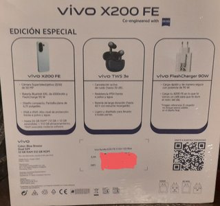 Smartphone IA Vivo X200 FE 512GB Azul Edición Espe
