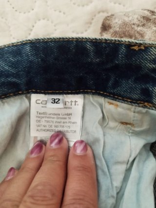 Pantalón Carhartt Vintage Azul