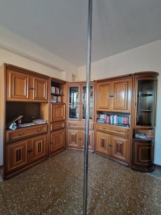 Mobile soggiorno ad angolo legno