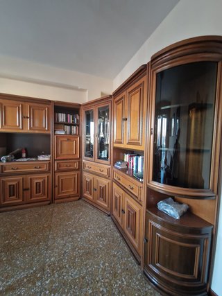 Mobile soggiorno ad angolo legno