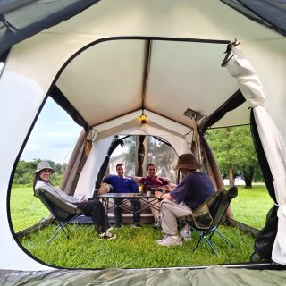 Tenda insuflável campismo 8 pessoas 6.30m