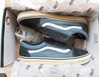 VANS OkdSkool 43.5 Navy/Skate Urban Sneakers/USED
