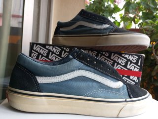 VANS OkdSkool 43.5 Navy/Skate Urban Sneakers/USED