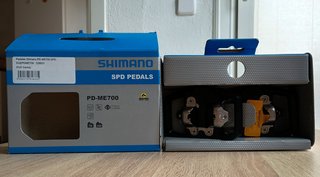 Pedales SPD SHIMANO PD-ME700 y calas SM-SH51