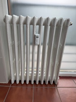 Radiador de hierro fundido blanco