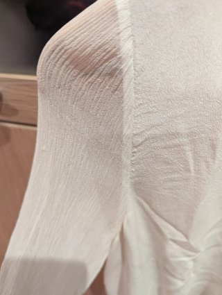 Body camisa Uterqüe blanco
