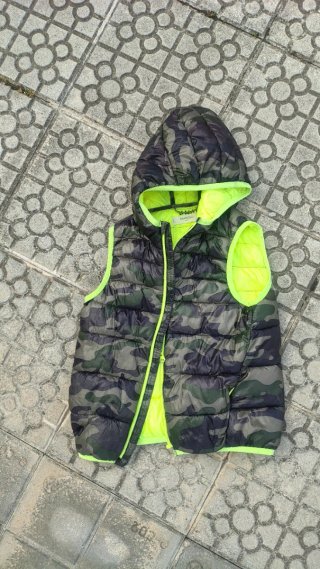 Chaleco acolchado camuflaje Mango