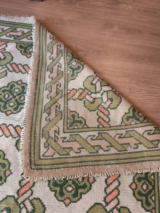 Alfombra lana Arraiolos vintage