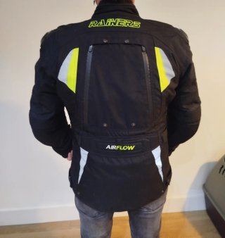 Chaqueta Moto Rainers Negra talla L