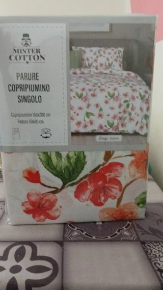 Copripiumini singoli 3 pezzi nuovi