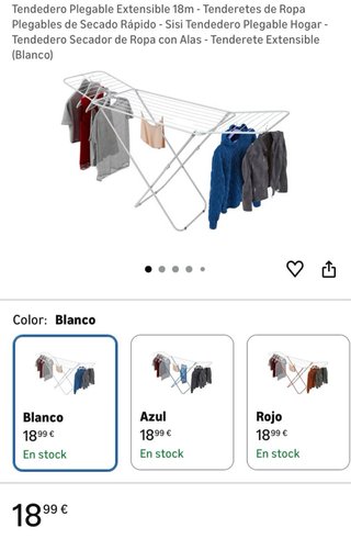 Tendedero Plegable Extensible