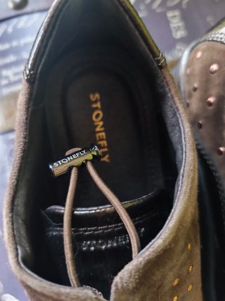Zapatos Stonefly Piel Ante Tachuelas Talla 40