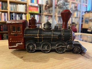 Hucha locomotora hierro forjado