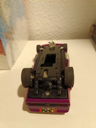 Scalextric Ford Mustang Dragster Morado, sin motor