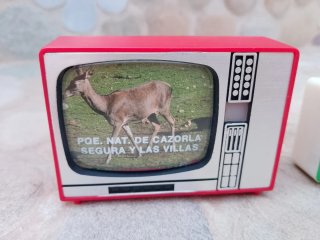 Televisor Vintage Miniatura Diapositivas 1960/70