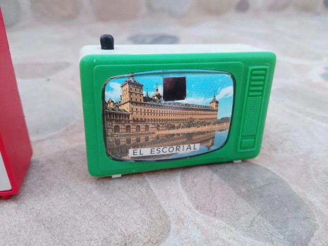 Televisor Vintage Miniatura Diapositivas 1960/70