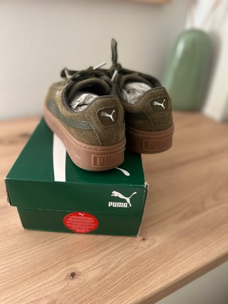Zapatillas Puma Suede Marrones y Verdes