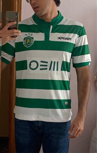 Camiseta Sporting Lisboa 2014/15 Macron Talla M