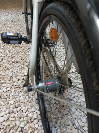 Bicicleta Paseo Btwin B'Cool Beige