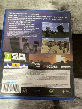 Minecraft PS4 Disco Blu-ray