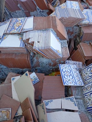 Azulejos de patio decorativos