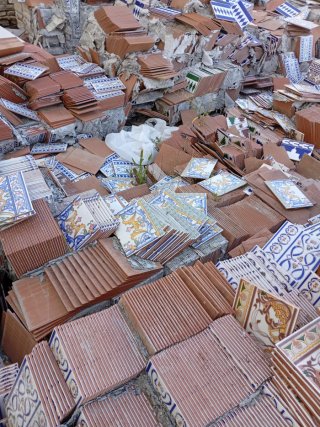 Azulejos de patio decorativos