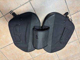 Borse laterali moto nere