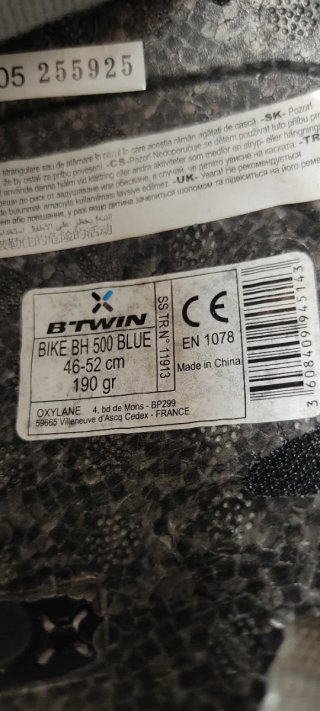 Casco Bicicleta Infantil Azul