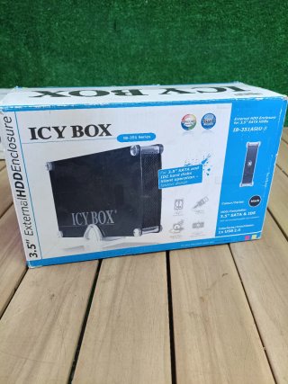ICY BOX IB-351StU3-B Caja HDD 3.5''