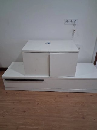 Muebles de salón blancos modulares