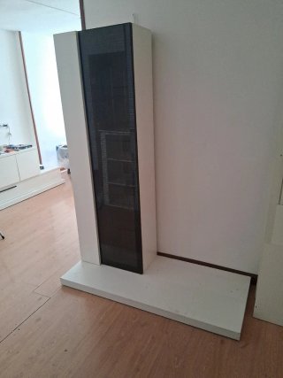 Muebles de salón blancos modulares