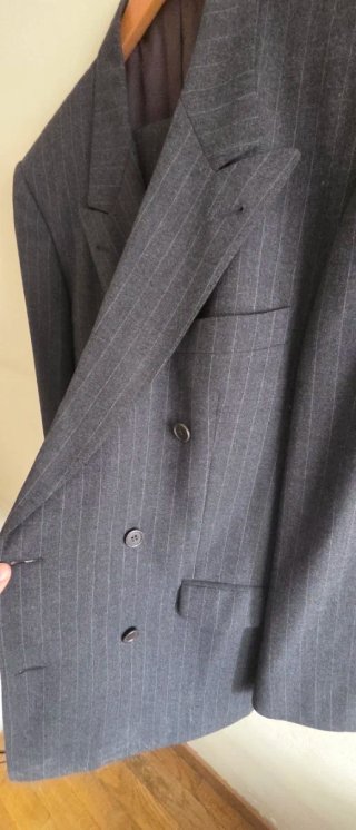 Traje cruzado Emidio Tucci gris